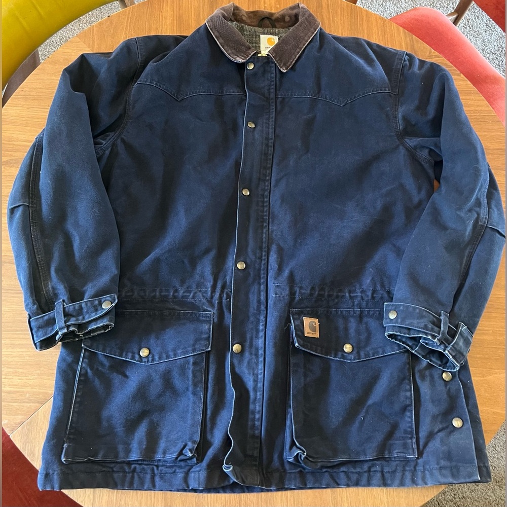Vintage Carhartt C52 Western Chore Coat Blanket Lined